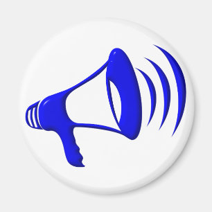 Íman Megafone - adicione suas próprias palavras