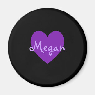 Íman Megan em roxo