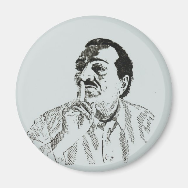 Íman Meher Baba Silence Magnet (Frente)