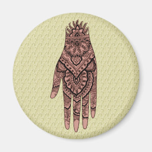 Íman Mehndi Tattoo Art Design Magnet