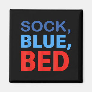 Íman Meia Azul Cama Dito Engraçado Citação Homens Mulhe