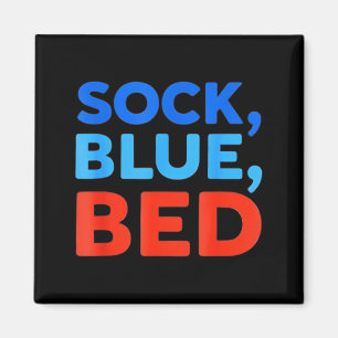 Íman Meia Cama Azul Meme Engraçado