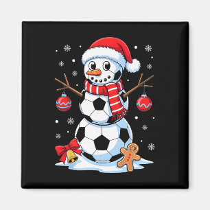 Íman Meia de Natal Futebol Boneco de Neve Chapéu do Pap