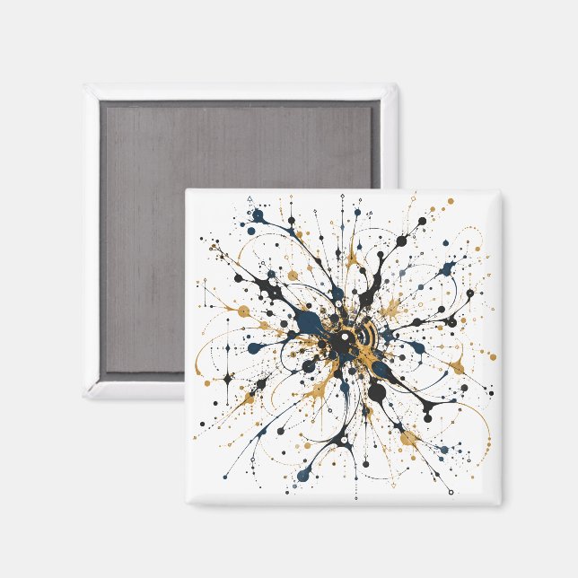 Íman Meia-Noite Dourada (Front/Back)