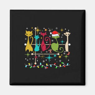 Íman Meio século de aparência moderna Gatos de natal 50