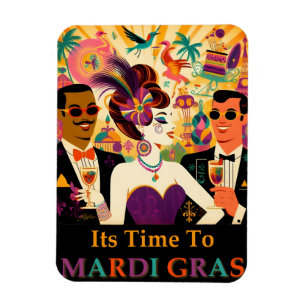 Íman Meio século Mardi Gras Cocktail