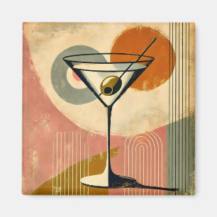 Íman Meio século Modern Art Martini