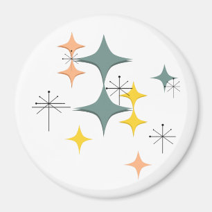 Íman Meio século Modern Eames Atomic Starbursts Persona
