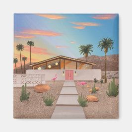 Íman Meio século Modern Flamingo House