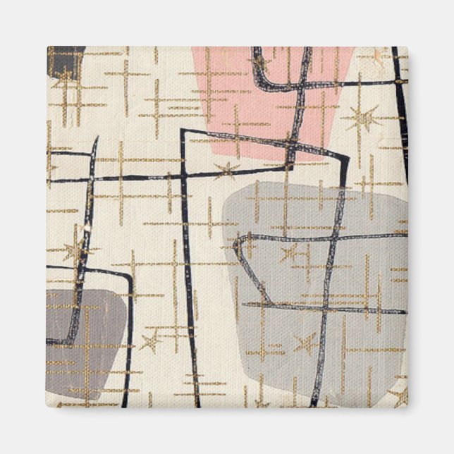 Íman Meio século moderno com Abstrato (Frente)