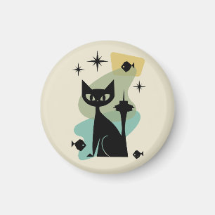 Íman Meio século Moderno de Seattle Cat