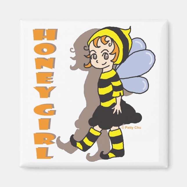 Íman Mel Bee Girl Magnet (Frente)