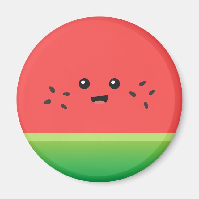 Íman Melancia Fofa, Feliz e Alegre (Frente)