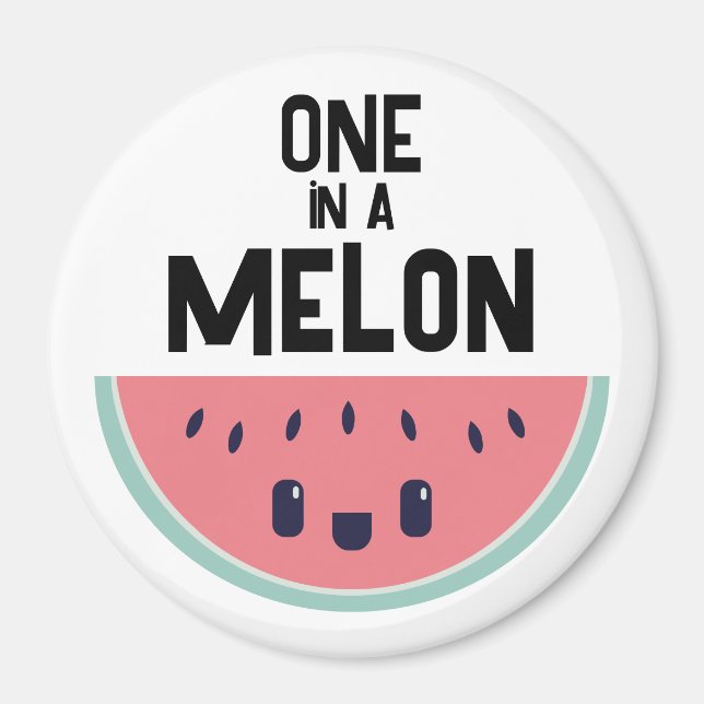 Íman Melancia One In A Melon Fofa (Frente)