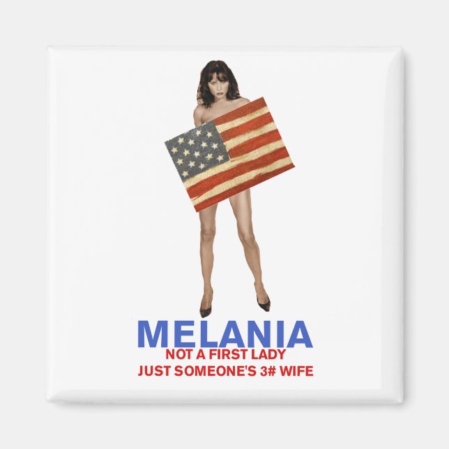 Íman Melania, não uma primeira dama, a terceira mulher  (Frente)