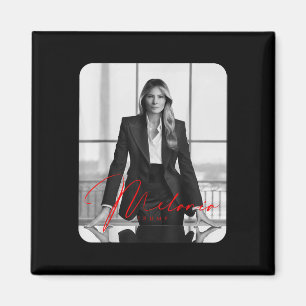 Íman Melania Trump 2025 Foto de Inauguração de Primeira