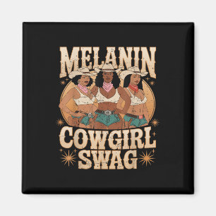 Íman Melanin Cowboys Swag African Melanin Cowgirl Blac