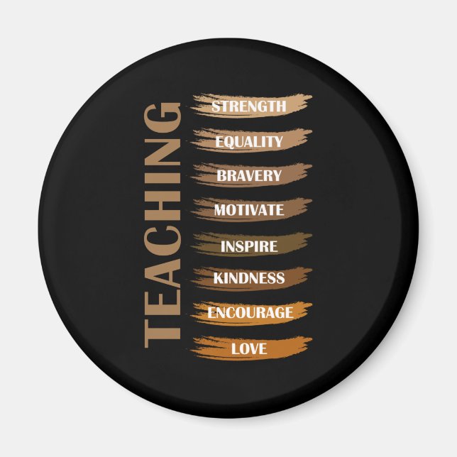 Íman Melanin Teacher black power (Frente)