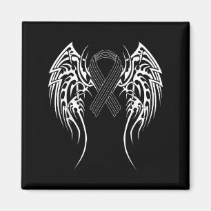 Íman Melanoma Skin Cancer Fita Tribal Wings Hope