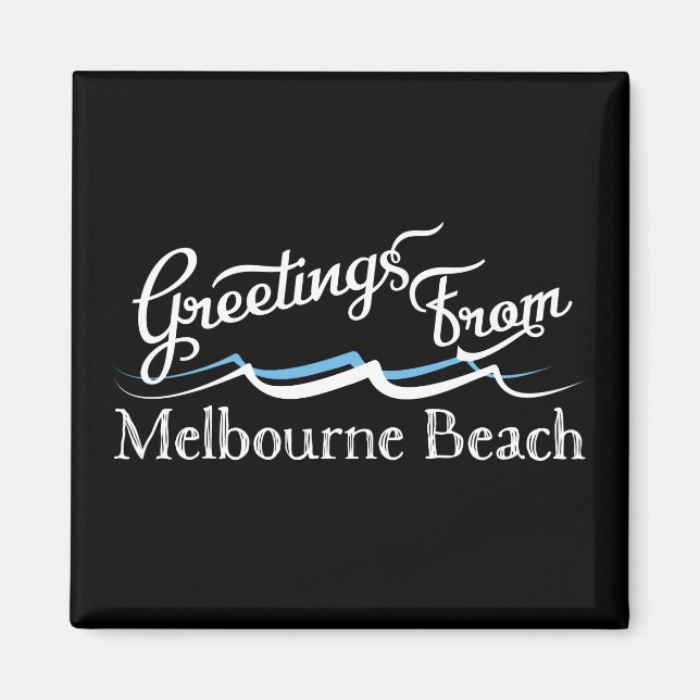 Íman Melbourne Beach Water Waves (Frente)