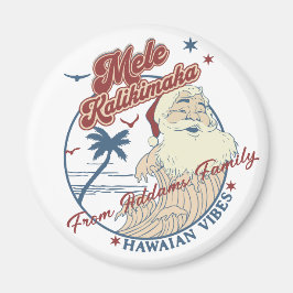 Íman Mele Kalikimaka Feliz Papais noeis de Natal Havaia