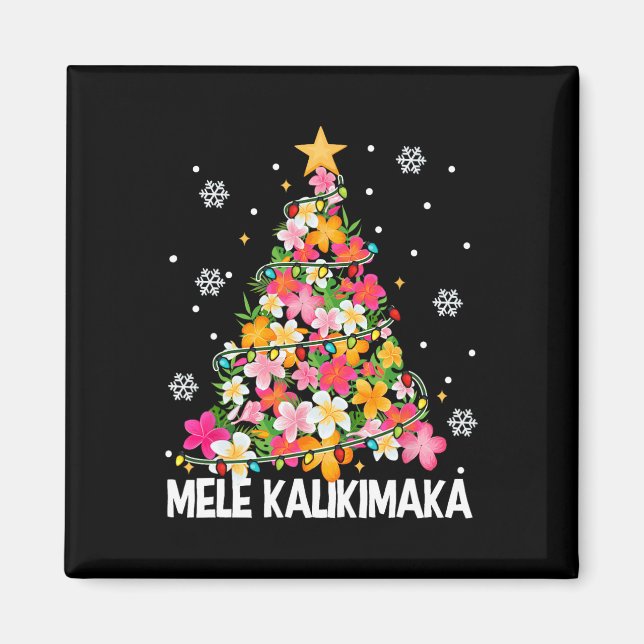 Íman Mele Kalikimaka Havaí Natal Gir (Frente)