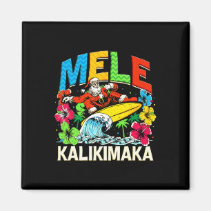 Íman Mele Kalikimaka Papais noeis de Natal Summer Hawai