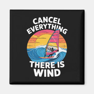 Íman Melhor Arte de Windsurf para Homens Mulheres Vento