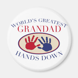 Íman Melhor Avô Mãos Para Baixo