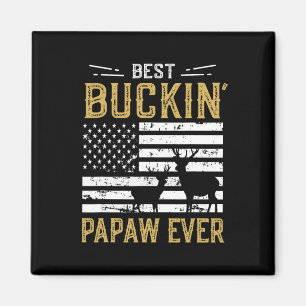 Íman Melhor Buckin Papaw Eternamente Engraçado Deer Hun