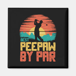 Íman Melhor Bunnyaw Por Par Golfe Golfista Engraçado Pe