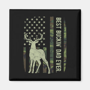 Íman Melhor Camuflagem de Pai Camuflagem American Flag