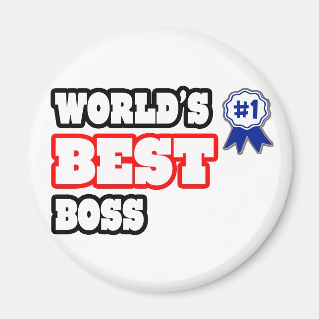 Íman Melhor Chefe do Mundo (Frente)
