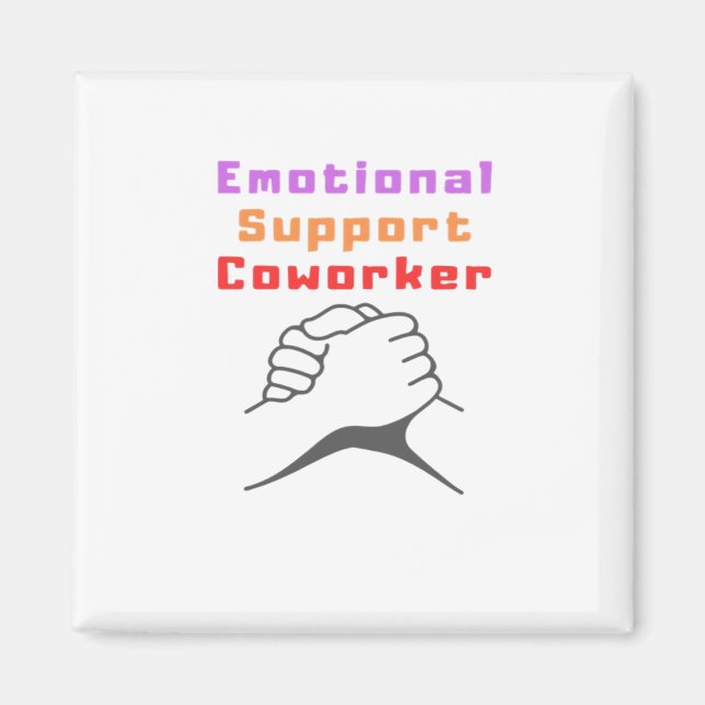 Íman Melhor Colaborador de Ajuda Emocional (Frente)