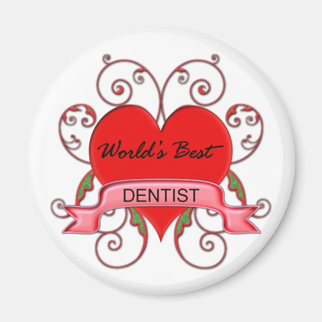 Íman Melhor Dentista do Mundo (Frente)