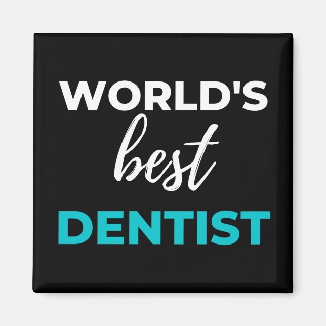 Íman Melhor Dentista do Mundo (Frente)