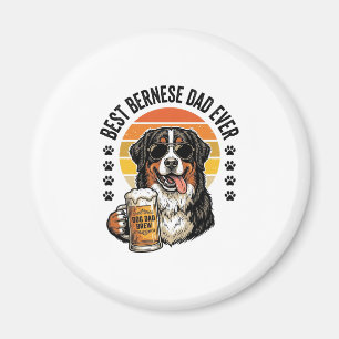 Íman Melhor Design de Camisa de Cerveja para Pai Bernês