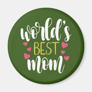 Íman Melhor Dia de as mães da Mãe do Mundo  Magnet
