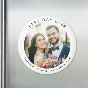 Íman Melhor Dia de Casamento Foto