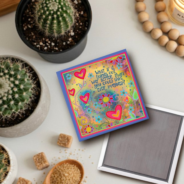 Íman Melhor do que o coração imaginado com citações (Criador carregado)