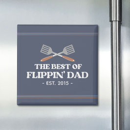 Íman Melhor Espátula de Papai Flippin Engraçado Retro 