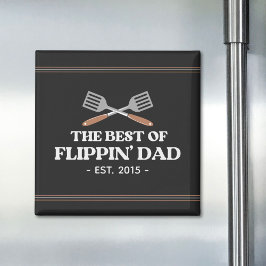 Íman Melhor Espátula de Papai Flippin Engraçado Retro 