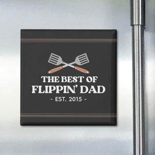 Íman Melhor Espátula de Papai Flippin Engraçado Retro 