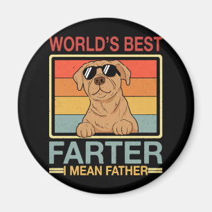 Íman Melhor Fartador do Mundo Quer Dizer Pai Cachorro E