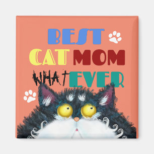 Íman Melhor Gato Mãe Sempre Rumpy gato Engraçado Text