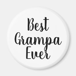 Íman Melhor Grampa Ever Magnet Calliografia Simples mod