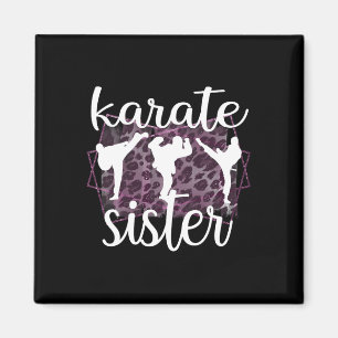 Íman Melhor Irmã Karate Orgulhosa Karate Sis