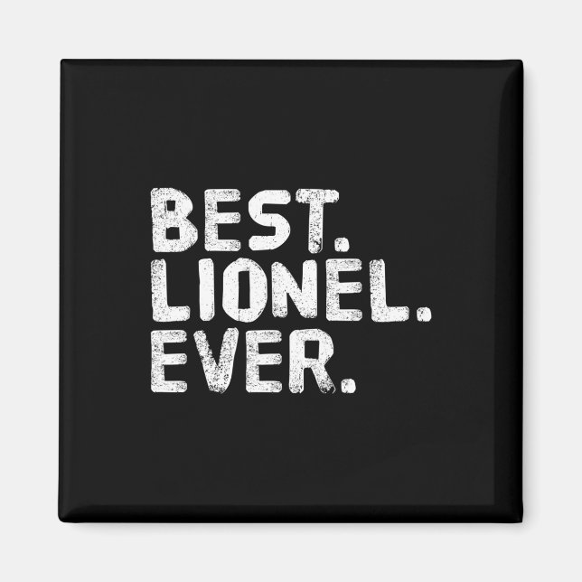 Íman Melhor. Lionel. Nunca. Piada G de Nome Personaliza (Frente)