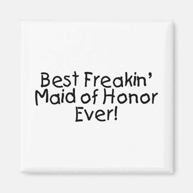 Íman Melhor Madrinha de casamento (Frente)