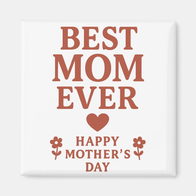 Íman Melhor Mãe do Magneta (Frente)